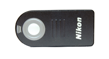 Photo d'une t�l�commade d'obturation Nikon ml-l3