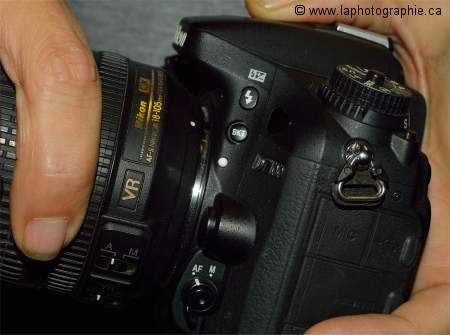 Photo du remplacement de l'objectif photo