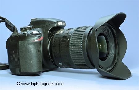 Photo d'un appareil photo avec une lentille ultra grand-angle