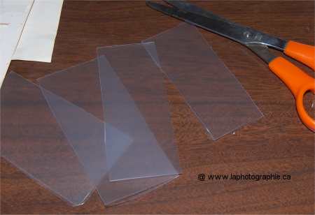Photo de feulles de plastiques pour le montage photo